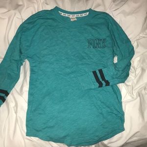 Victoria Secret PINK Turquoise Long Sleeve